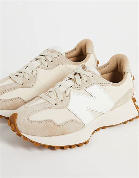 new balance 327 sneakers in oatmeal and white|new balance 327 sneakers men.